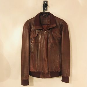 Leather Flight Jacket